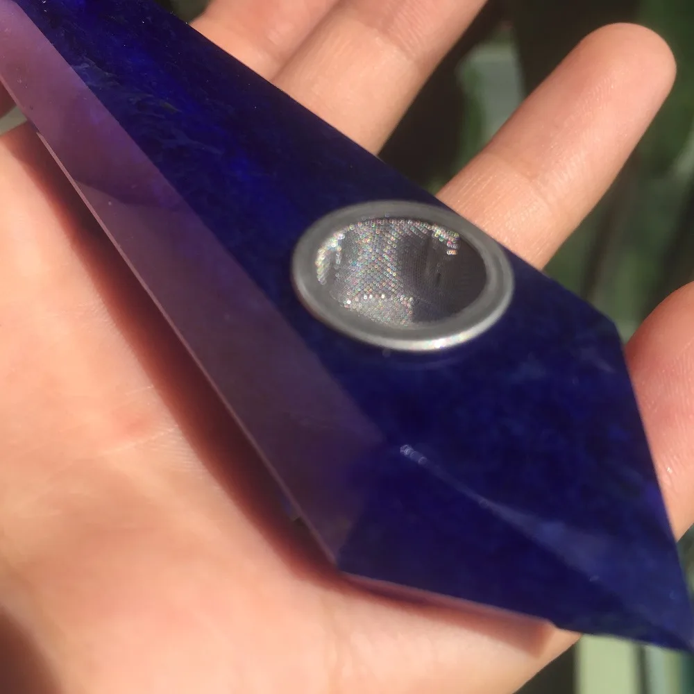 2019 модный дизайн натуральные портативные хрустальные Аметистовые табачные