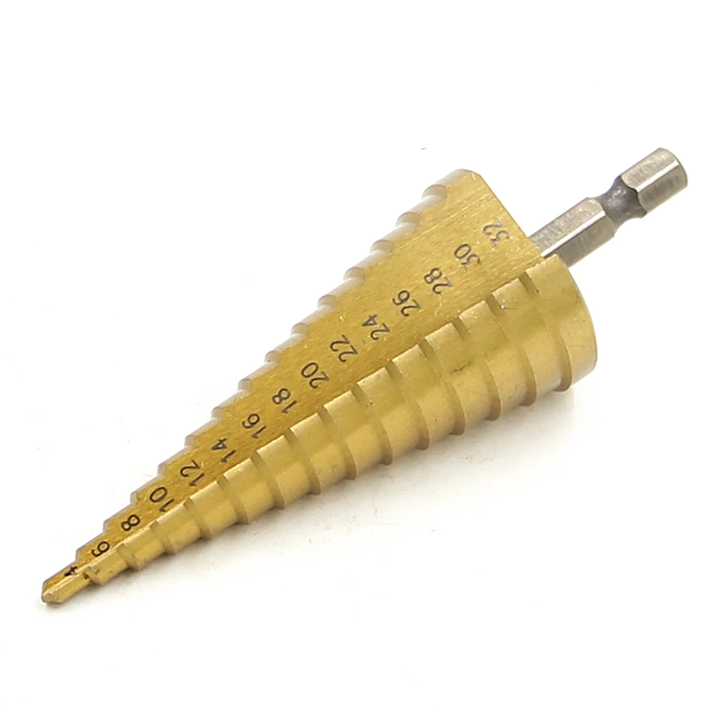 Новые ступенчатые сверла из быстрорежущей стали 4-32 мм для электроинструментов с