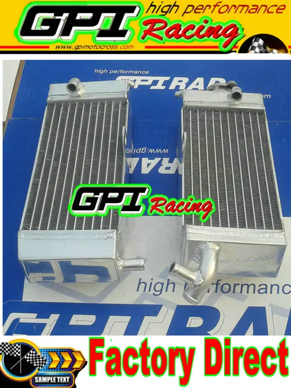 Алюминиевый радиатор GPI для YAMAHA YZ250 YZ 250 90 91 1990 / WR250 WR 1991|yz radiator|radiator yamahayamaha radiator |