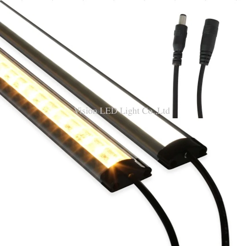 Алюминиевый светодиодный светильник длина 512 мм 36 шт. 5630 smd led 10 Вт прозрачная
