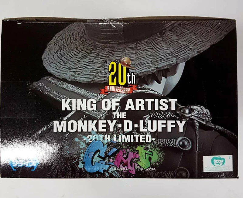 CMT в наличии оригинальный Banpersto одна деталь OP King Of Artist Обезьяна D Луффи 20TH Limited