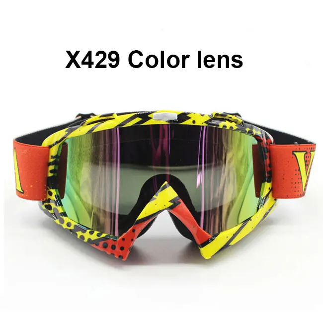 X429 R Nordson открытый мотоцикл очки Велоспорт MX внедорожный Лыжный Спорт ATV Dirt Bike гоночные очки для Fox мотокросса очки Google - Цвет: X429 R
