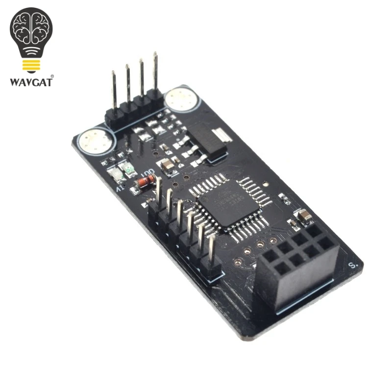 Плата адаптера WAVGAT NRF24L01 плата ATMEGA48 модуль беспроводной защиты SPI к IIC I2C TWI