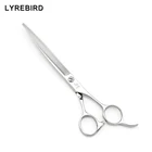 Ножницы для ухода за домашними питомцами 10 шт.Лот, высококлассные ножницы для стрижки кошек, 7 дюймов, со слотом для винта