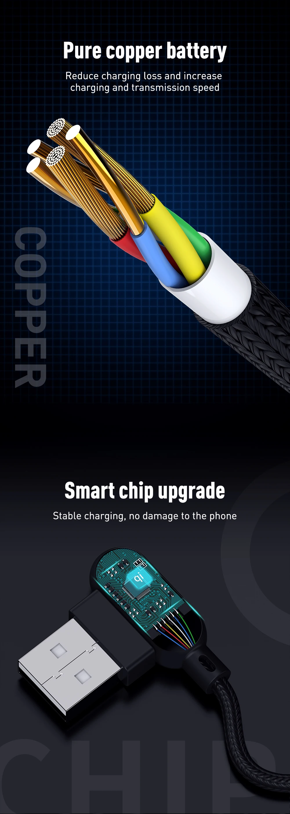 KEYSION l-тип usb type-C кабель для xiaomi redmi note 7 USB-C мобильный телефон Быстрая зарядка кабель для samsung S10 S9 S8 Plus