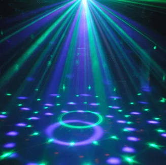 1X 10X Led RGB мини сценический светильник E27 Магическая хрустальная лампа шар 3 Вт 9