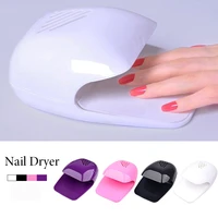1set professional portable mini nail dryer personal use nail polish fashion design curing manicure small fan dryer free shipping