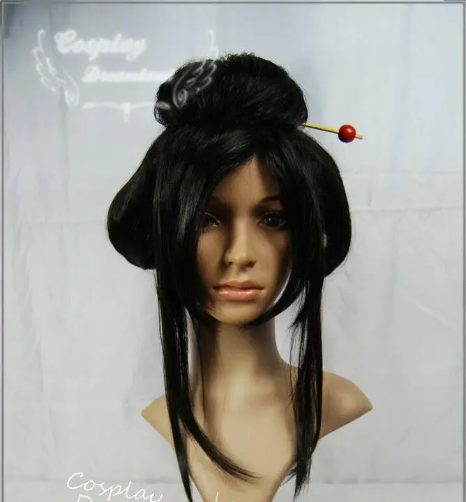 Hell Girl Geisha парик Полный парик пластинчатые волосы Аниме парик Dream Contine