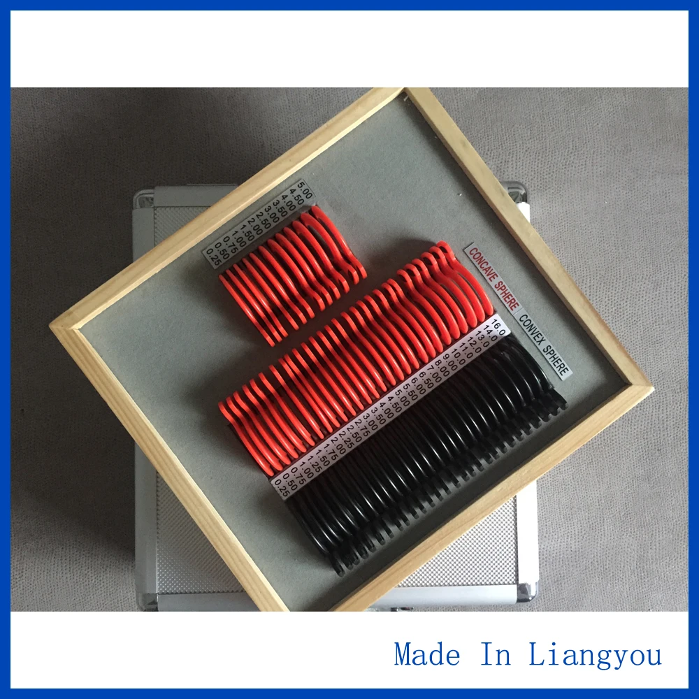 Пробный набор линз 68 шт. объектив доказательства коробка пластиковый обод SL