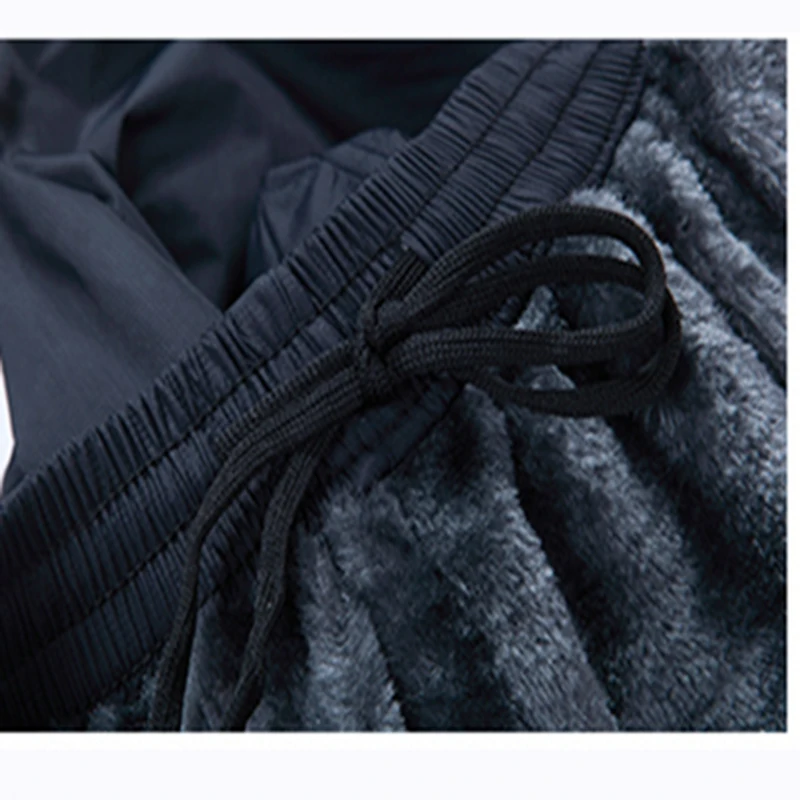 FALIZA новые мужские зимние осенние флисовые прямые брюки толстые быстросохнущие