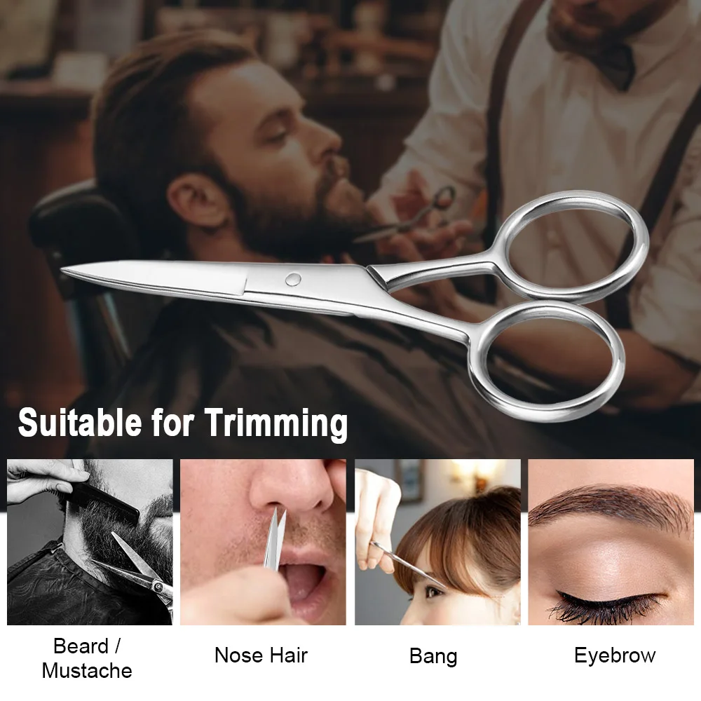 Pro ножницы для бороды усов нержавеющая сталь мини ножница триммер бровей носа