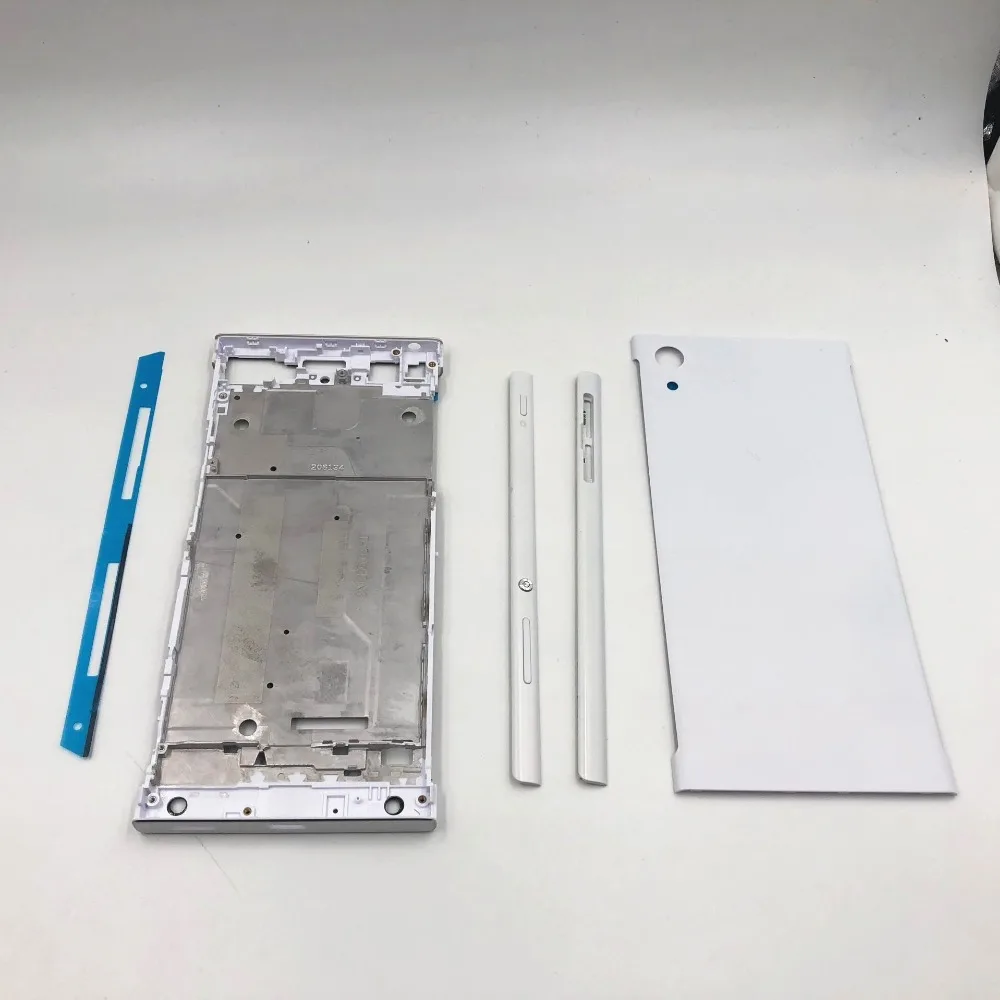 Хорошее Качество Средняя передняя рамка Корпус для sony Xperia XA1 G3121 G3123 полный корпус+ боковой рельс полоса с боковыми кнопками