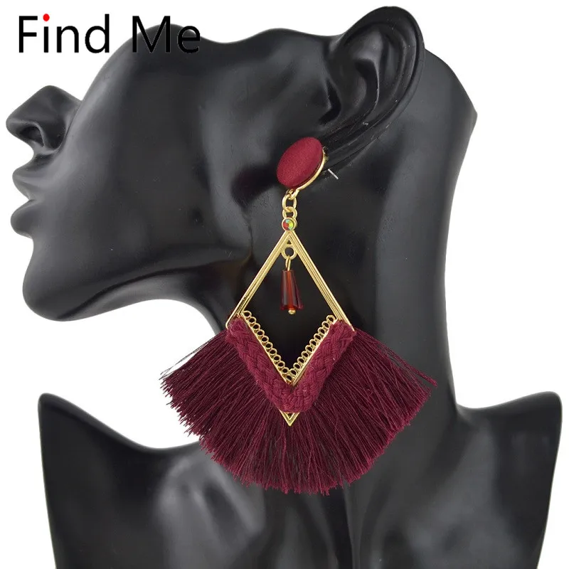 Женские многослойные серьги подвески Find Me длинные висячие сережки с перфорацией