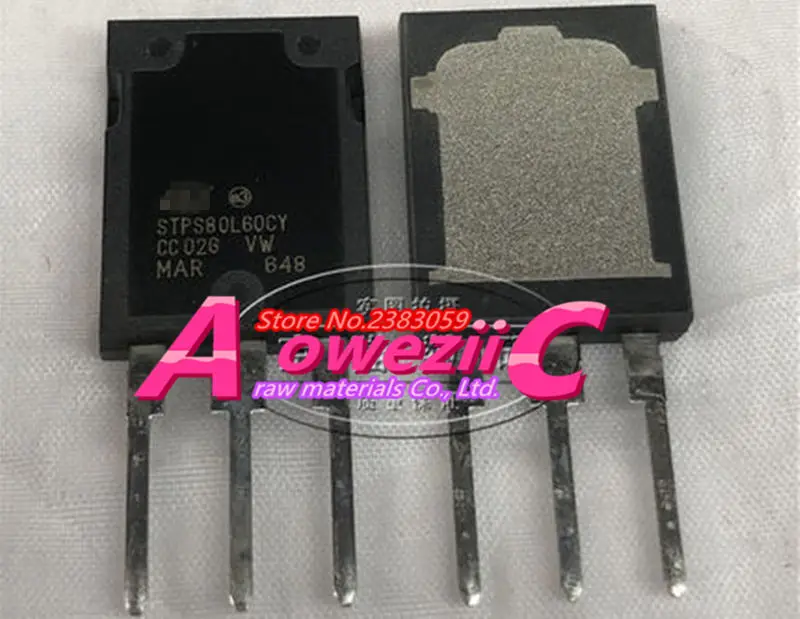 Aoweziic 100% новый импортный оригинальный STPS80L60CY выпрямительный диод Шоттки 80A 60V |