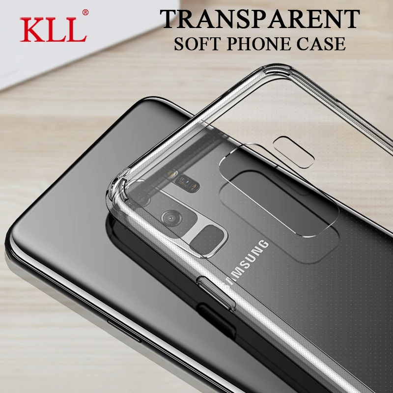Silicone Soft TPU Transparent Case for Samsung S10 S9 S8 Plus S10e Note 9 8 Galaxy A9 Star A6 A6s S7 S6 Edge Cover |