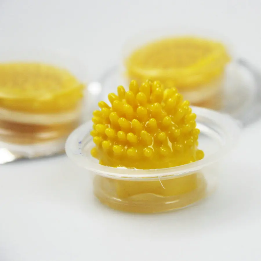 Вибратор в горошек с полным покрытием презервативы для увеличения импотенции