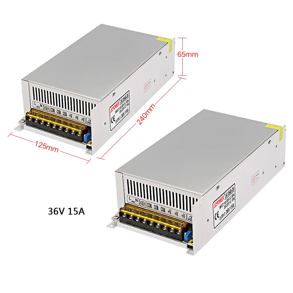 

DC36V 3A/10A/15A led Regulated Switching Power Supply AC110V 220V to DC 36v led Driver Transformer For LED Strip Light CNC