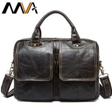 MVA мужская сумка/кожаный портфель для офиса/сумка для ноутбука, мужская сумка из натуральной кожи, деловой мужской портфель для документов, сумка 8002-1