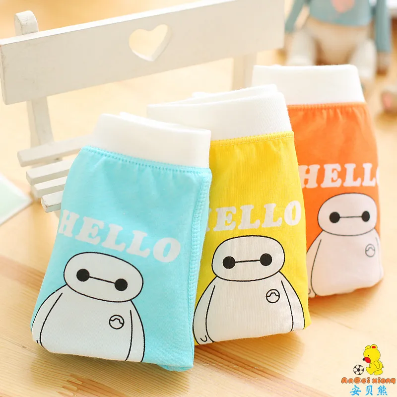 3 шт./партия новые трусы для мальчиков и девочек нижнего белья трусы-боксеры