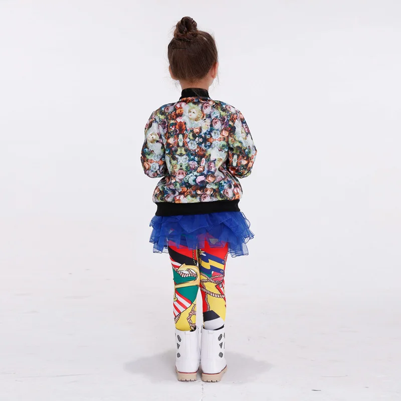 Children's Coat Black Jacket For Girls 2016 New Autumn Winter Chinese Factory-direct-clothing | Детская одежда и обувь