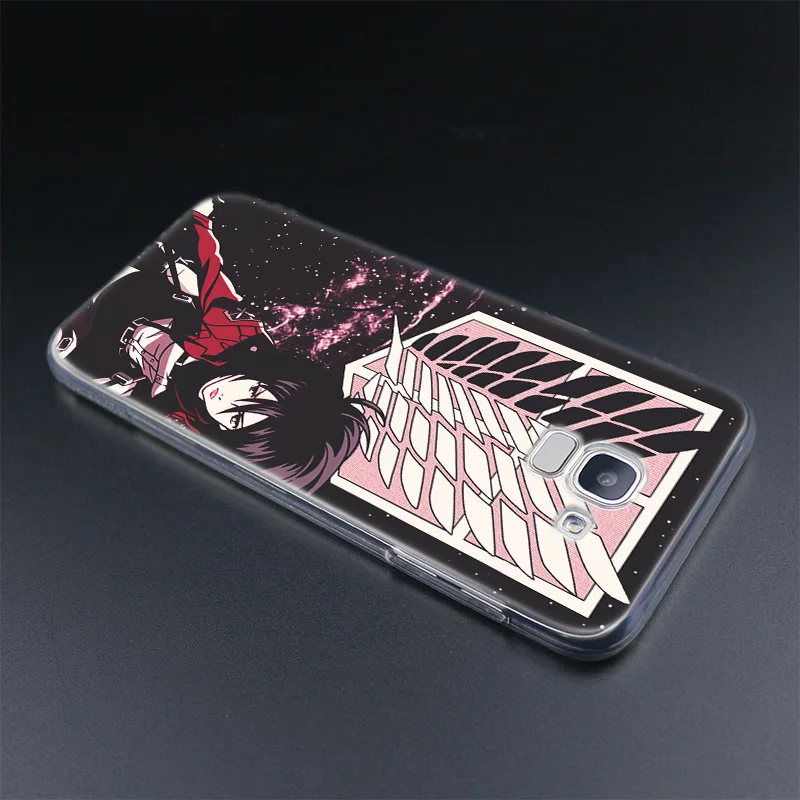 Горячая аниме атака на Титанов логотип силиконовый чехол для Samsung Galaxy J2Pro J4 J6 J8 2018