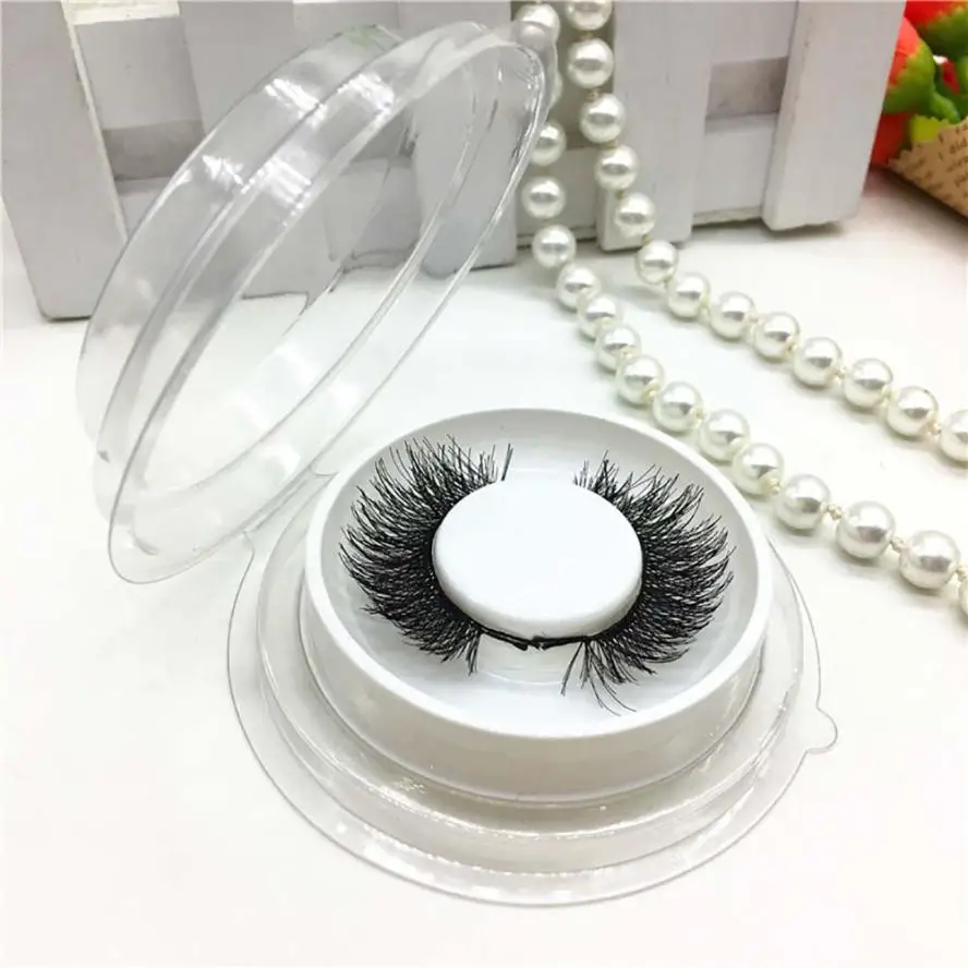 Искусственные 3D ресницы MintSun Handmade1 пара Двойные магнитные Многоразовые Накладные