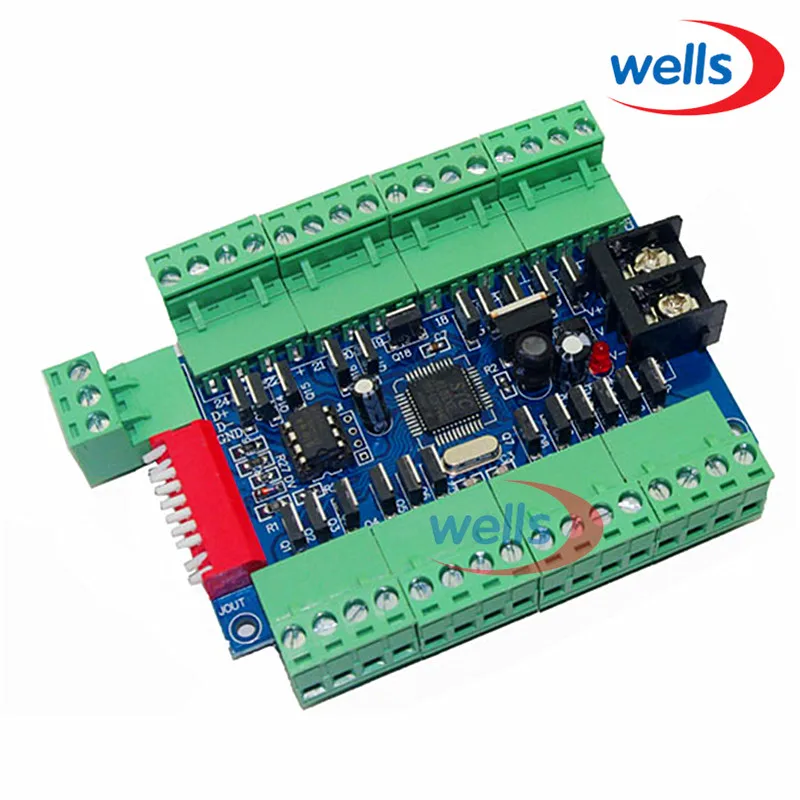 DMX512 3CH4CH6CH8CH12CH18CH24CH27CH контроллер постоянного напряжения общий анодный декодер
