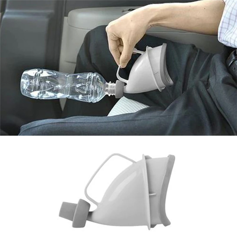 Портативный Путешествия писсуар автомобиль ручка мочи бутылка Воронка трубка