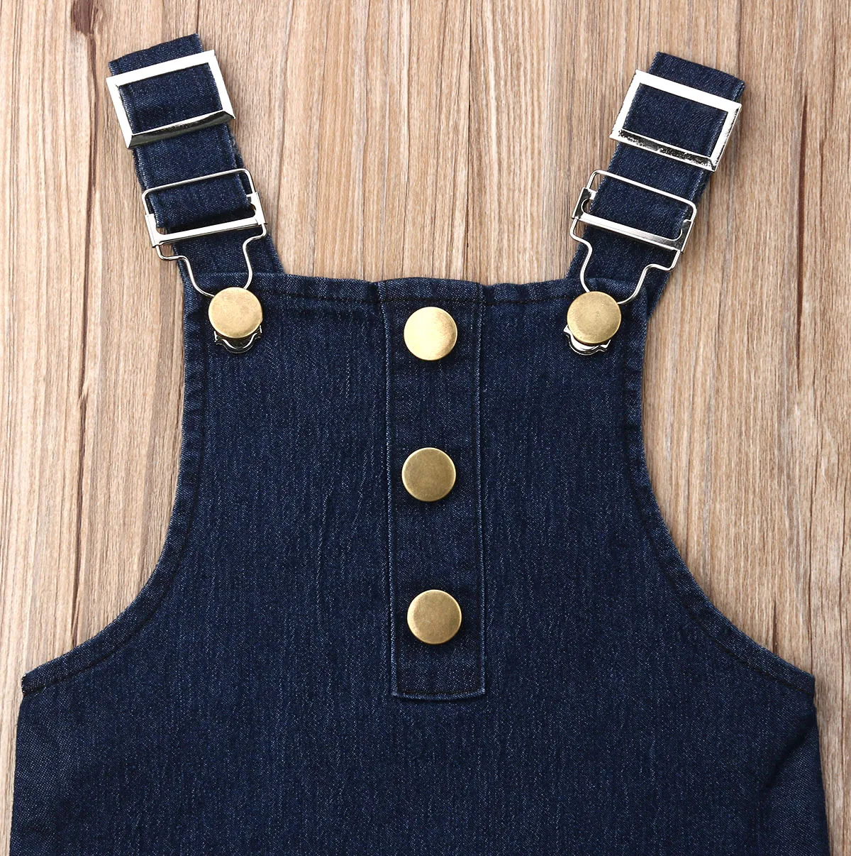 Детская летняя одежда милое джинсовое платье на бретельках для маленьких