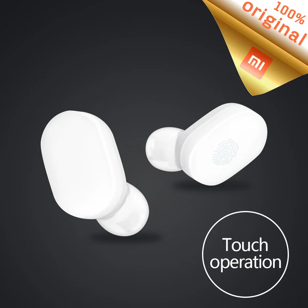 Оригинальные Xiaomi TWS AirDots Bluetooth 5 0 наушники Молодежная версия стерео Беспроводная
