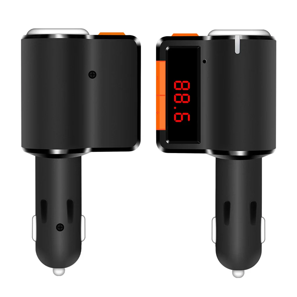 Автомобильный Bluetooth fm передатчик с громкой связью двойной USB Автомобильное