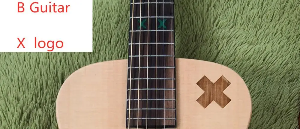 B Guitar only 3" Туристическая Акустическая гитара для малышей, мини акустическая электрогитара Coldplay, 34 дюйма, электрическая акустическая гитара - Цвет: B Guitar only