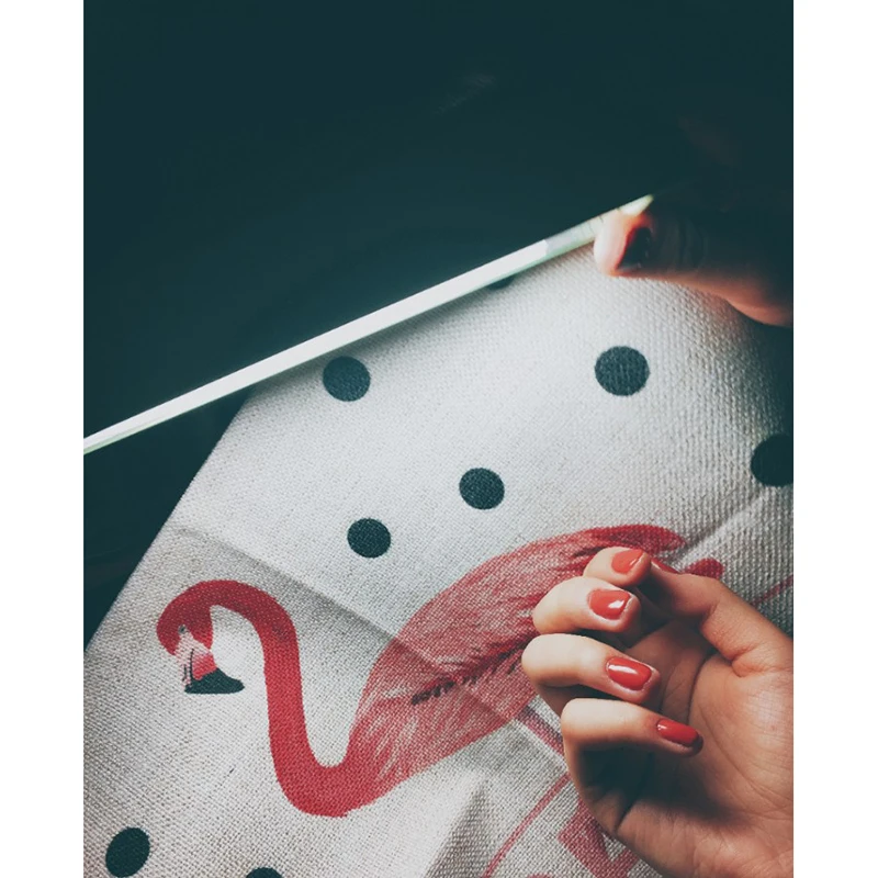 3 шт. ногтей коврик с рисунком Pad хлопка Льняной маникюр Таблица подлокотник