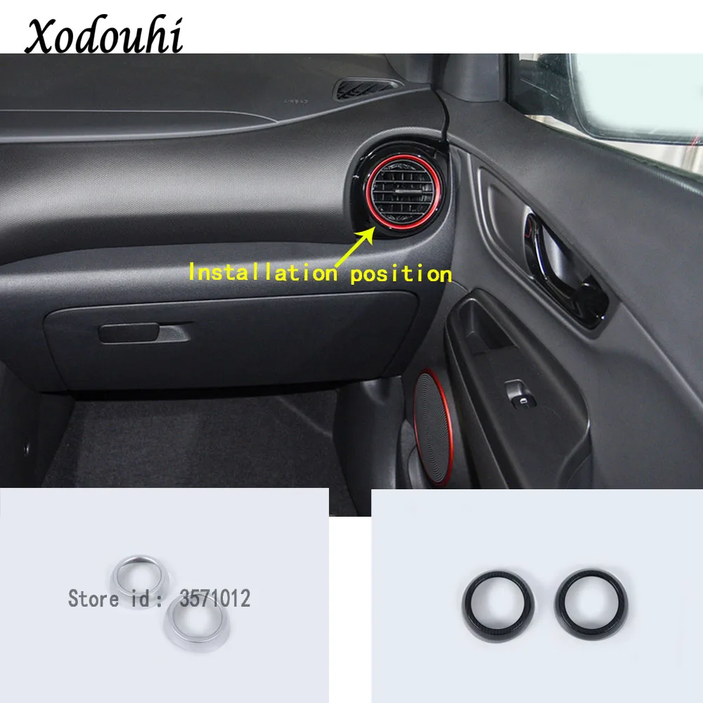 Для Hyundai Kona Encino Kauai 2017 2018 2019 2020 автомобильный Кондиционер решетка вентиляции