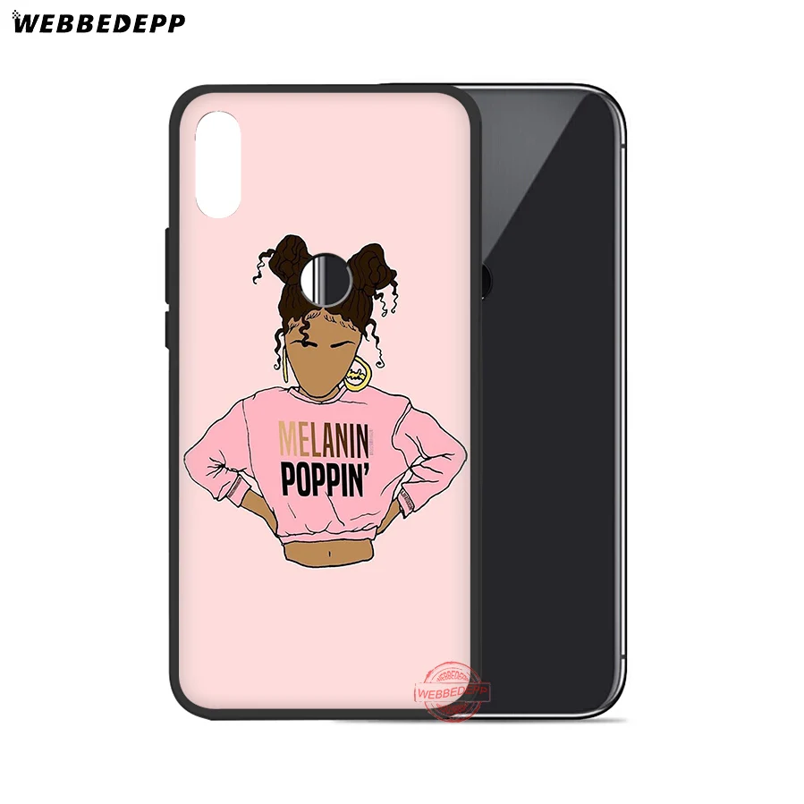 WEBBEDEPP 2bunz Melanin Poppin Aba Black Girl Soft Case for Huawei Mate 30 10 20 Pro Lite Nova 2i 3 3i 4 5i 2 Cases | Мобильные