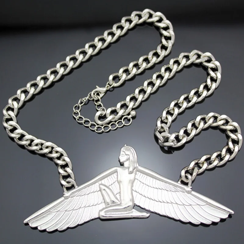 Женский винтажный чокер Isis Ankh Wing винтажное ожерелье с цепочкой египетское