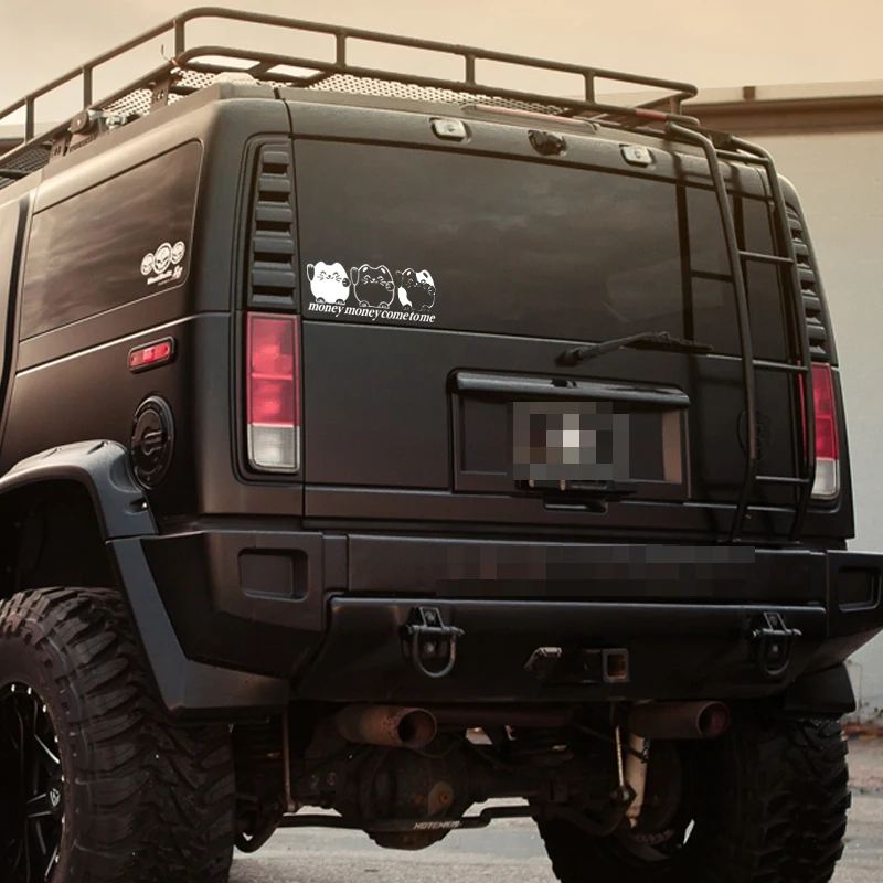 Lucky Cat автомобильные виниловые наклейки в виде Фотообоев c переводными картинками