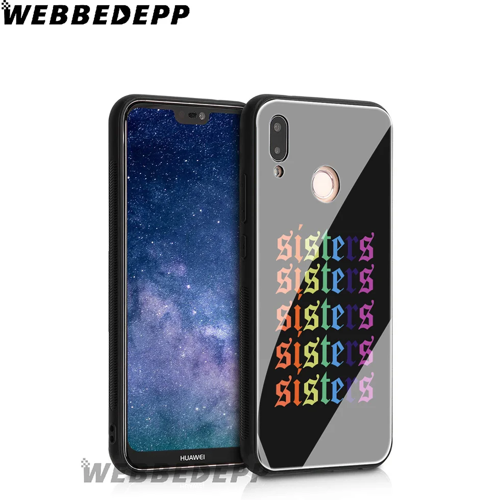 Чехол из закаленного стекла WEBBEDEPP James Charles Sister для Huawei Mate 20 P20 P10 P Smart 2019 2018 &amp Honor 10 9 8X