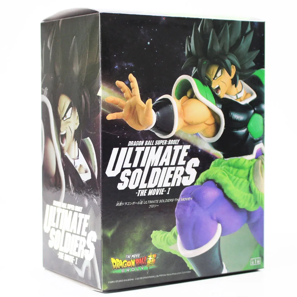 Аниме Драконий жемчуг Супер Saiyan сын Goku vegeta Broly конечной солдат боевой фигурка из ПВХ, Коллекционная модель игрушки - Цвет: Style B in box
