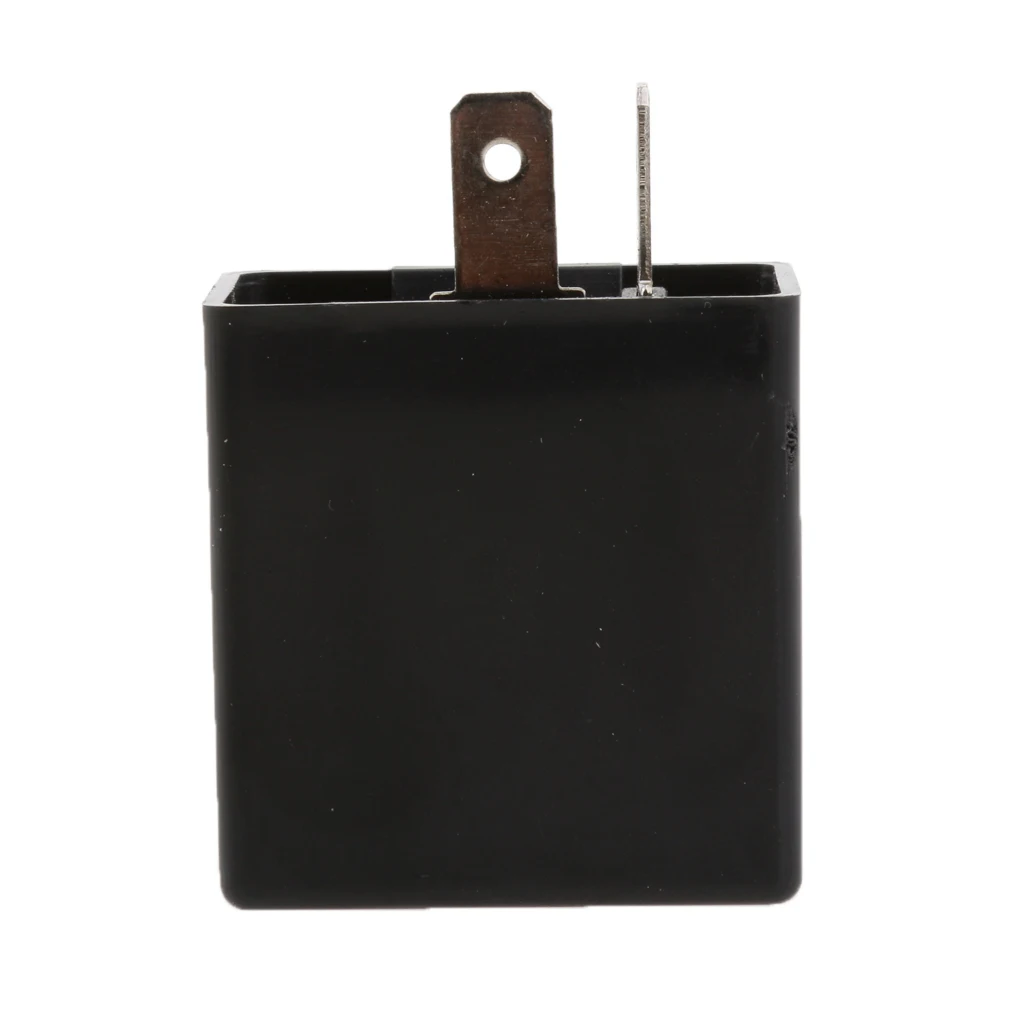 

2 Pin Motorcycle Turn Signal Light Indicator Flasher LED Blinker Relay Beeper Auto DC 6V to DC 12V Plastic Motorcycle Flasher