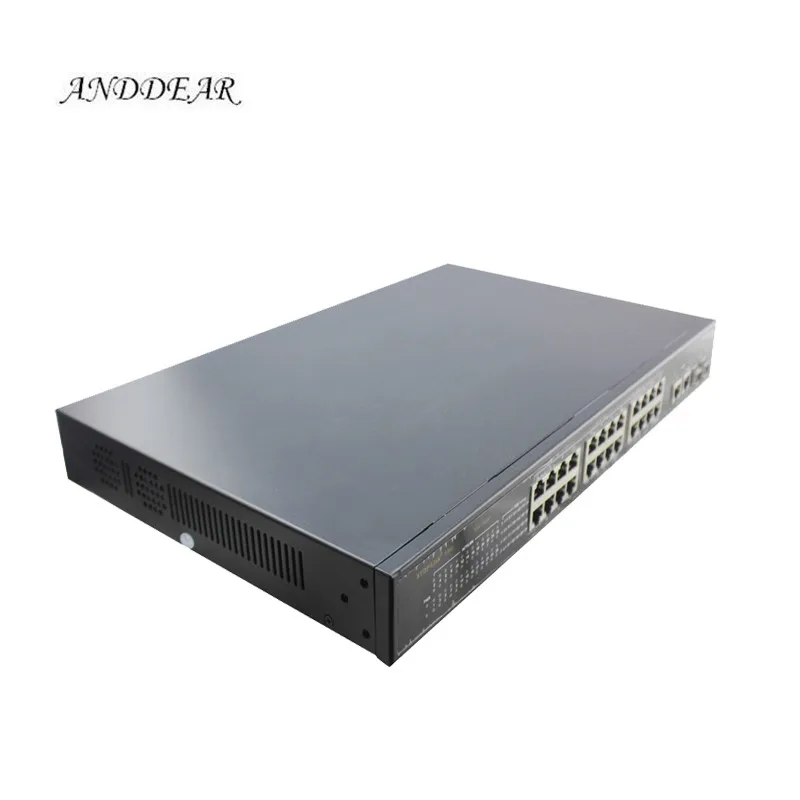 K12 силовой контакт IEEE802.3af/at активный poe коммутатор 24 порта 1U 19 &quotсетевой источник