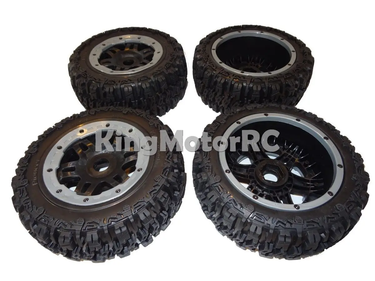 King Motor T1000 GT Pioneer Knobby комплект колес из 4 для HPI Baja 5T 5SC 5ive T Бесплатная доставка