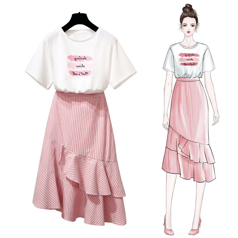 ICHOIX Женский комплект из 2 предметов корейский стиль студенческий элегантная