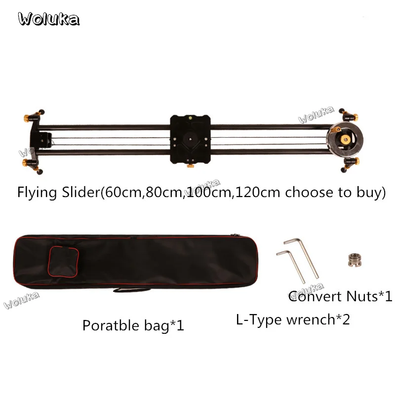 Направляющий рельс для SLR платформа 5D3 5D2 фотографического fly для катания на роликовых коньках трек бесшумный фотослайд демпфирования рельсов увеличить CD50 T13