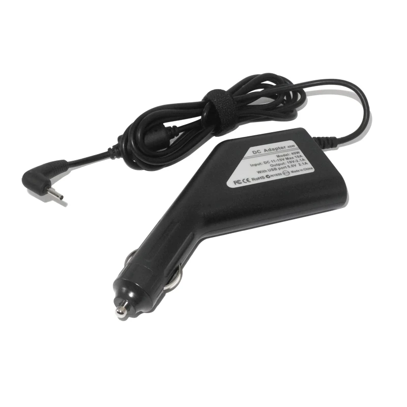 19V 2.1A 40W Ноутбук DC Автомобильное зарядное устройство адаптер для Asus Eee PC 1001HA 1001P 1001PX