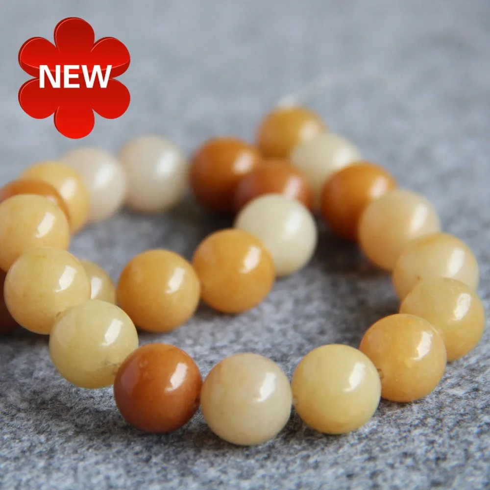 Новинка для ожерелья и браслета 12 мм натуральные желтые турецкие Ониксовые