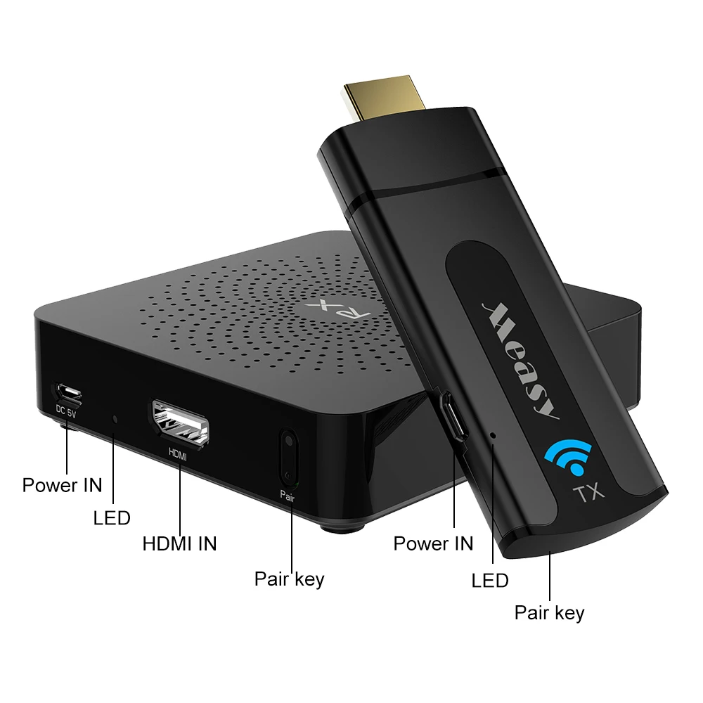 Measy W2H мини HDMI передатчик и приемник беспроводной расширитель передачи 10 м/50 футов