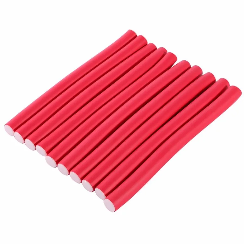 Оптовая продажа 1 см мягкая резиновая Плойка для завивки волос гибкие стержни