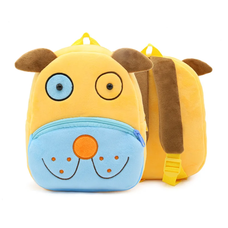 Детский Школьный рюкзак с изображением собаки из мультфильма, удобный мягкий плюшевый материал для детей ясельного возраста, детский сад, Д...