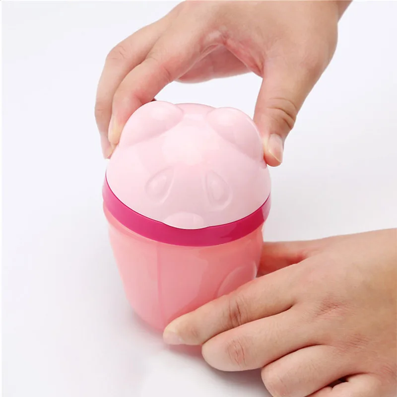 Вращающийся диспенсер для сухого молока контейнер детского питания мультяшная